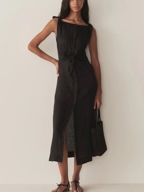 Doen Levine Midi Dress Black